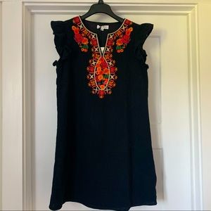 Embroidered THML Dress NWT